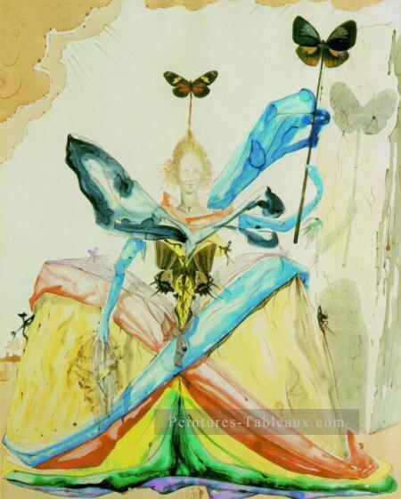 La reine des papillons Salvador Dali Peintures à l'huile